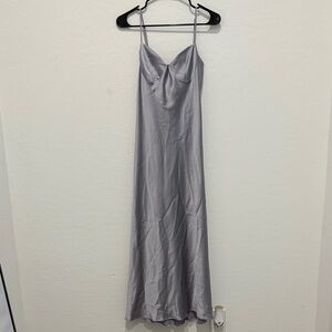 Zara Gray Maxi Dress